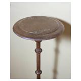 Tall Classic Mahogany Plant Display Stand Pedestal