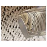 Art Signed Blue Art Glass Perfume Scent Bottle