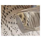 Art Signed Blue Art Glass Perfume Scent Bottle