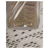 Art Signed Blue Art Glass Perfume Scent Bottle