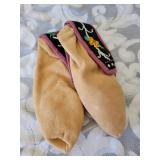 Antique Native American Indian Beaded Moccasins and Tobacco Pouch