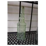 Set of 3 Vintage Glass Bottles with Corks