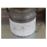 Vintage Metal Milk Can with Handle