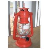 Vintage Red Kerosene Lantern