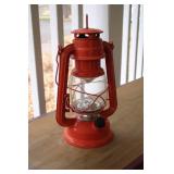 Vintage Red Kerosene Lantern