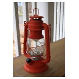Vintage Red Kerosene Lantern