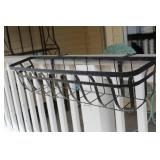 Vintage Iron Balcony Planter Rail Box