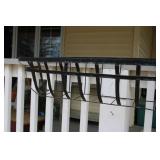 Metal Porch Rail Planter Box Holder