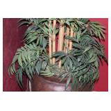 Large Artificial Bamboo Plant in Decorative Pot