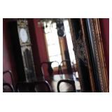 Antique Ornate Wooden Mirror with Detailed Frame