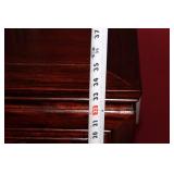 Antique Wooden Sideboard with Intricate Carved Design