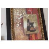 Abstract Artwork by Sandy Park in Ornate Frame