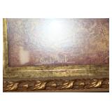 Abstract Artwork by Sandy Park in Ornate Frame
