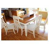Dining Table Set with 6 Chairs and Cushion Damage