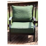 Outdoor Patio Furniture Set with Loveseat, Armchairs, and Coffee Table