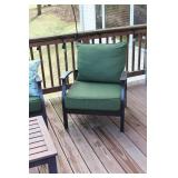 Outdoor Patio Furniture Set with Loveseat, Armchairs, and Coffee Table