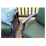 Outdoor Patio Furniture Set with Loveseat, Armchairs, and Coffee Table