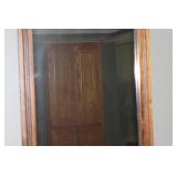 Vintage Wooden Framed Mirror with Natural Finish