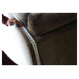 Gray Sectional Sofa with Decorative Pillows