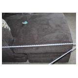 Gray Sectional Sofa with Decorative Pillows