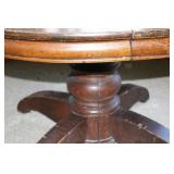 Antique Round Wooden Dining Table