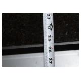 Rolling Metal Utility Cart with Granite Top