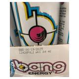 TX 6 - 12 Pack of Bang Energy Drinks - Rainbow Unicorn Flavor