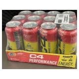 TX 8 - 12-Pack of Cherry C4 Performance Energy Drinks, Zero Sugar