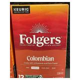 Lot of 4 Folgers Colombian Keurig Coffee Pod Boxes (12 Pods Each) - Medium Roast