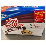 2 Boxes of Hostess Mini Muffins Chocolate Chip - 10 Pouches Total