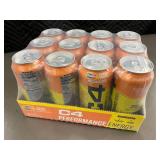 12-Pack Popsicle C4 Performance Energy Drinks - Hawaiian Pineapple