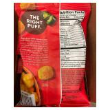 CO 2 - Box of 10 Bags ONE Puffs Spicy Nacho Flavored Protein Snack