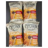 FL 2 - 4 Bags of Pipcorn Twists Honey Barbeque Snacks