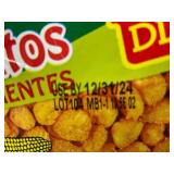Box of 35 Diana Crunchy Cornbits with Lime - 4 oz Bags