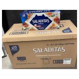 Case of 12 Boxes of Gamesa Saladitas Saltine Crackers