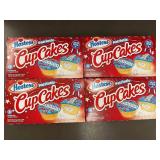Set of 4 Hostess Patriotic CupCakes Boxes (32 Cakes Total)