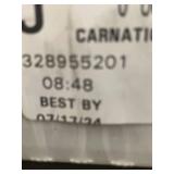 TRLY - Lot of 12 Nestle Carnation Evaporated Fat Free Milk Cans - Best by 07/23/24