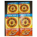 4 Boxes of Post Honey Bunches of Oats Honey Roasted Cereal 15 oz