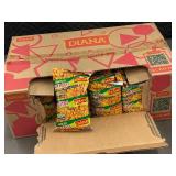 Box of 35 Diana Crunchy Cornbits with Lime - 4 oz Bags