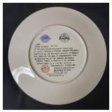 6 Norman Rockwell Christmas Plates. (see description for more details)
