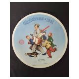 6 Norman Rockwell Christmas Plates (See Description for more details)