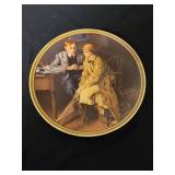 4 Norman Rockwell Rediscovered Women Series Plates and 1 Commemorative Stamp Series.  See description and images for more details.