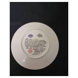 6 Norman Rockwell Christmas Plates. (see description for more details)