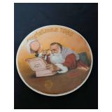 6 Norman Rockwell Christmas Plates. (see description for more details)