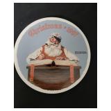 6 Norman Rockwell Christmas Plates (See Description for more details)