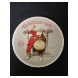 6 Norman Rockwell Christmas Plates. (see description for more details)