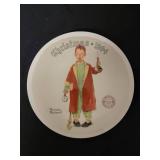 6 Norman Rockwell Christmas Plates. (see description for more details)