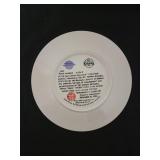 6 Norman Rockwell Christmas Plates. (see description for more details)