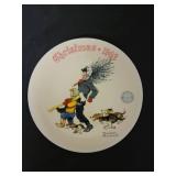 6 Norman Rockwell Christmas Plates (See Description for more details)