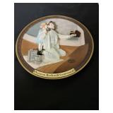 4 Plates from the Rockwell Centennial 3-D Series.  The images are raised off the plate. See images for more details.